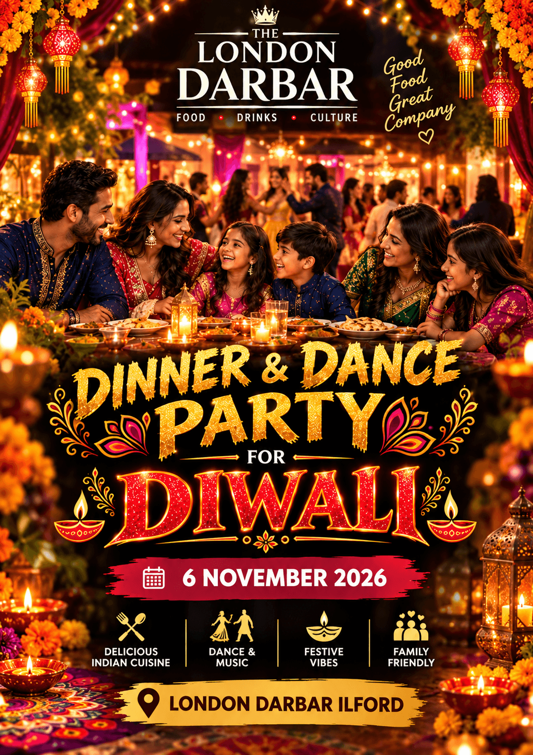 AAJA NACHLE - 06 November 2026 (DIWALI PARTY)